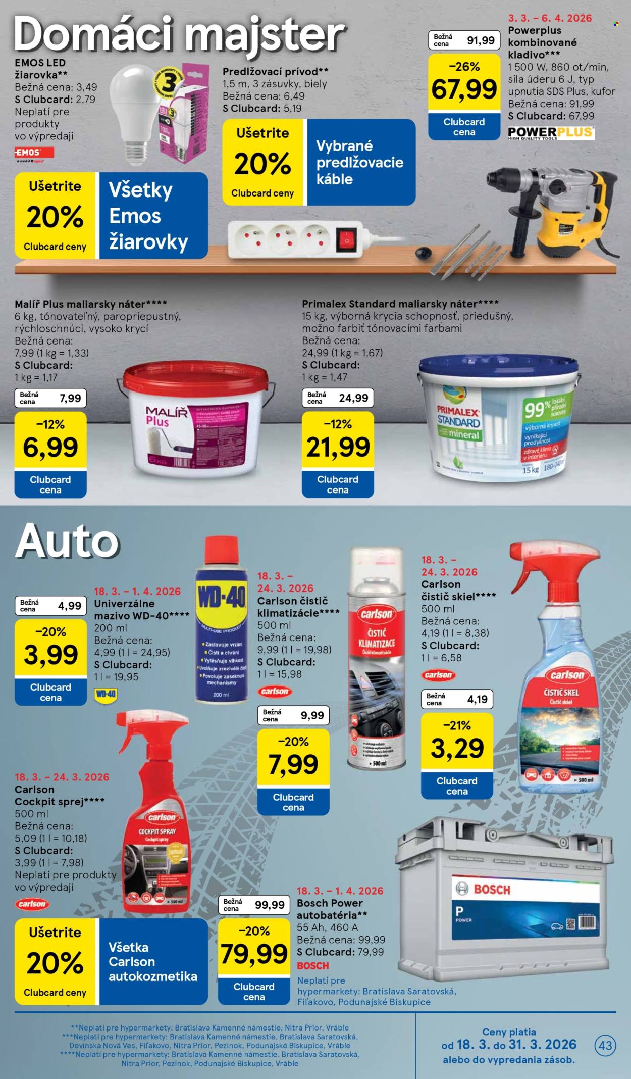 Leták TESCO - 18.3.2026 - 24.3.2026. Strana 43