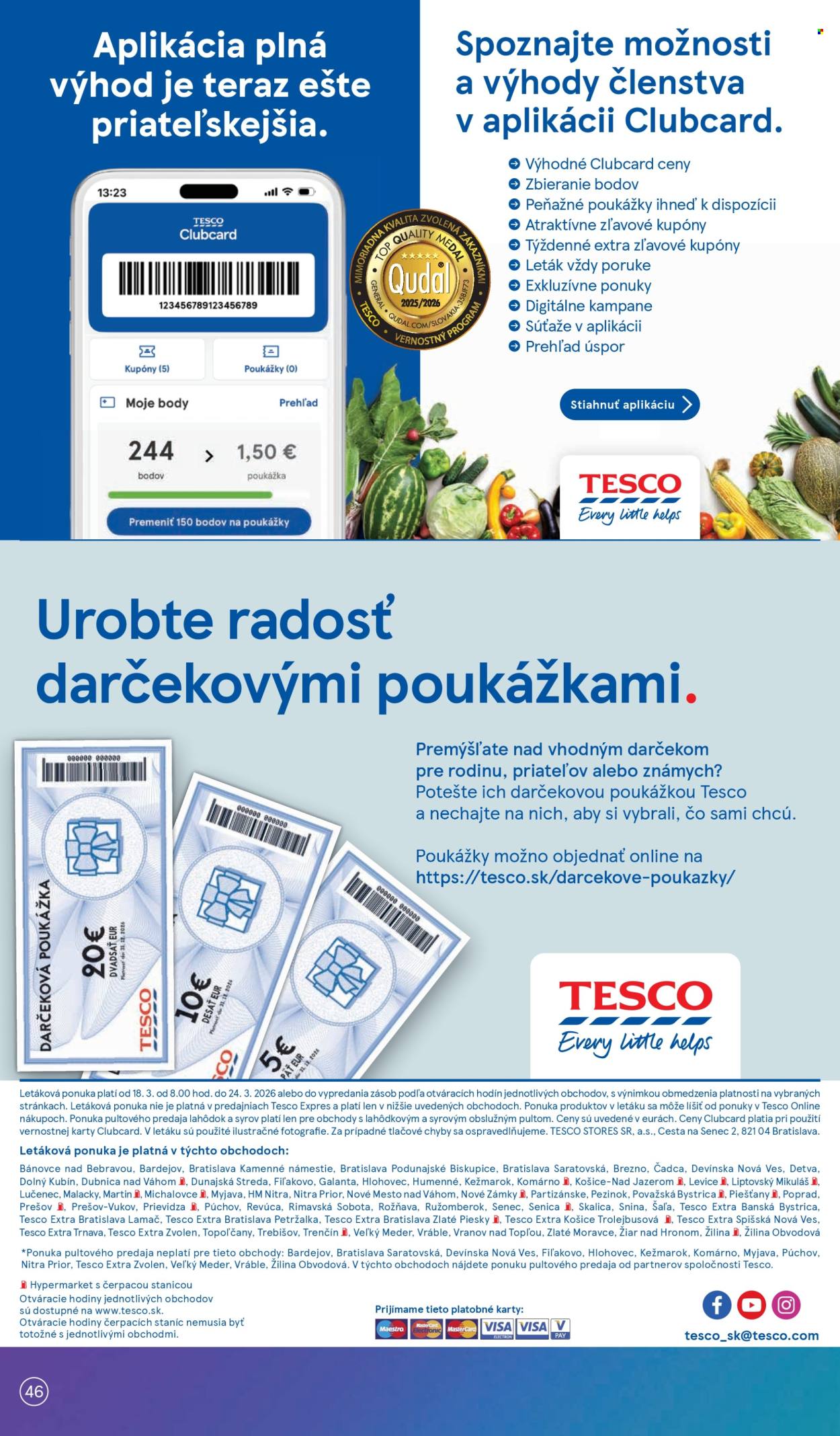 Leták TESCO - 18.3.2026 - 24.3.2026. Strana 46
