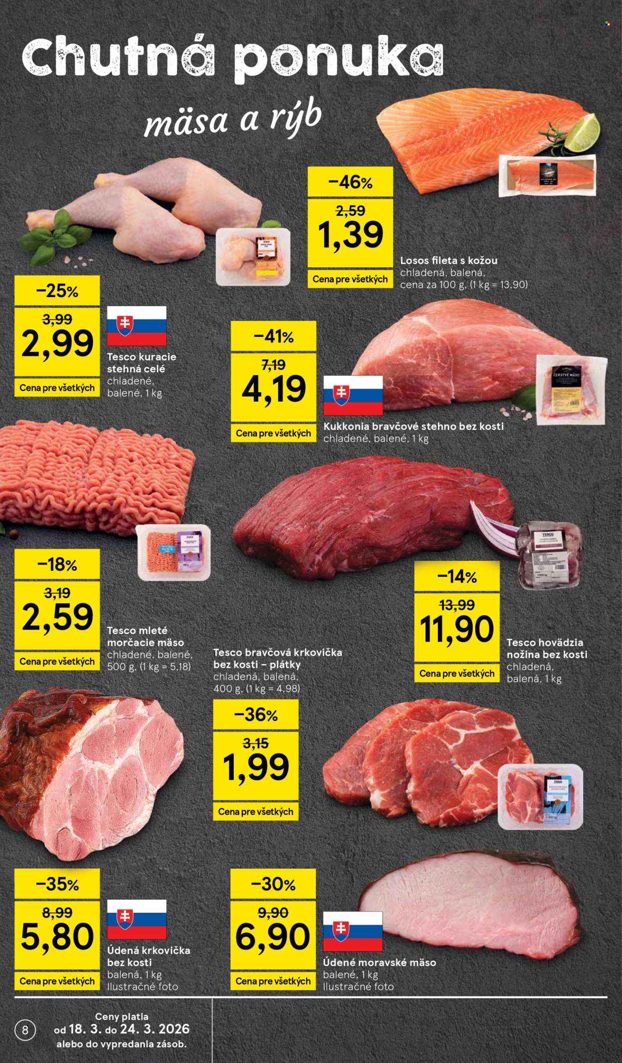 Leták TESCO supermarket - 18.3.2026 - 24.3.2026. Strana 8