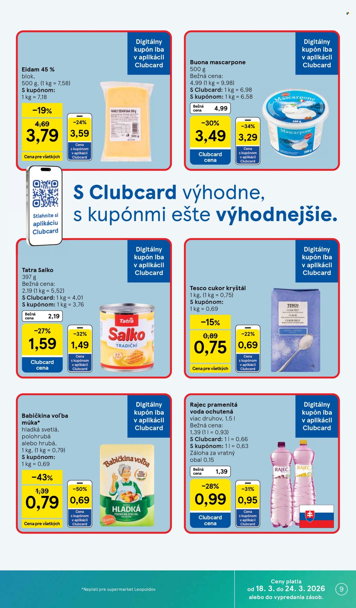 Leták TESCO supermarket - 18.3.2026 - 24.3.2026. Strana 9