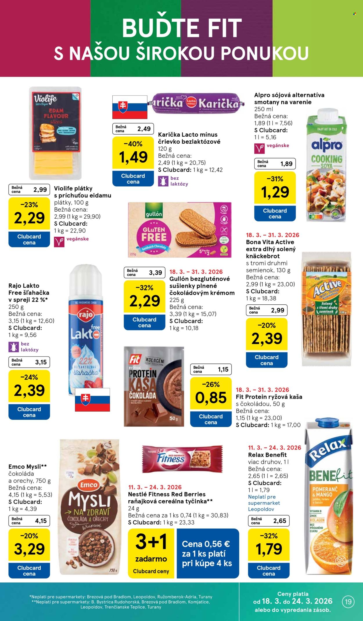 Leták TESCO supermarket - 18.3.2026 - 24.3.2026. Strana 19