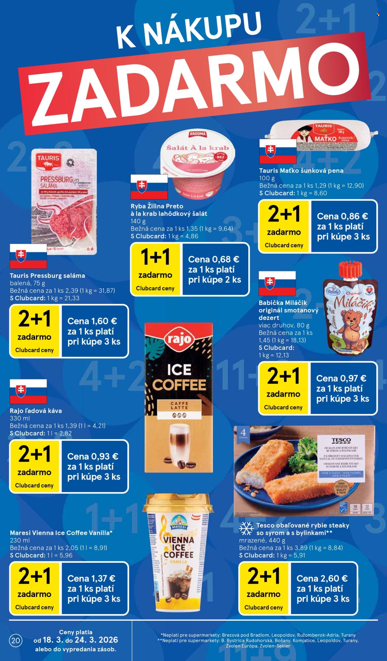 Leták TESCO supermarket - 18.3.2026 - 24.3.2026. Strana 20