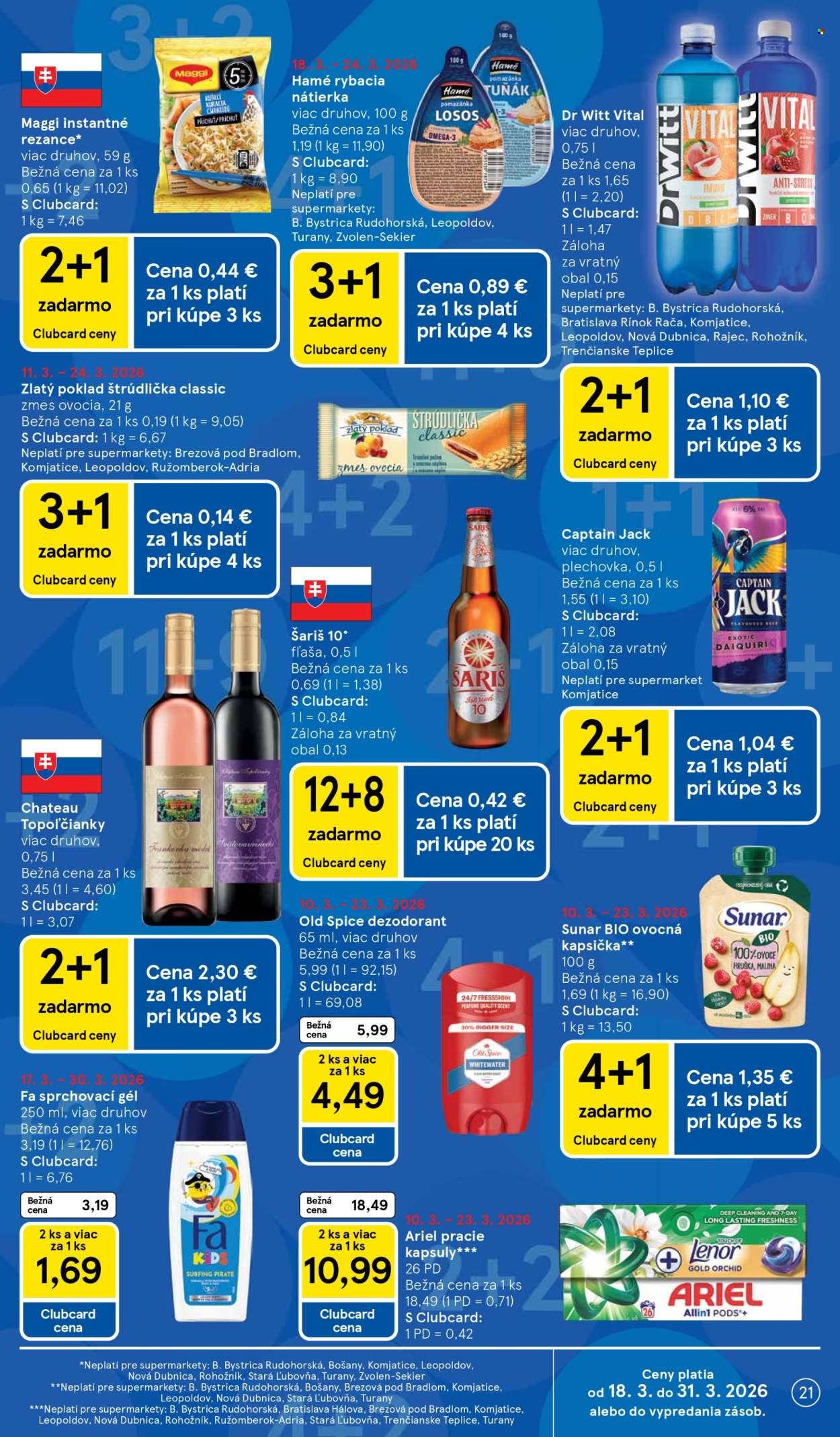 Leták TESCO supermarket - 18.3.2026 - 24.3.2026. Strana 21