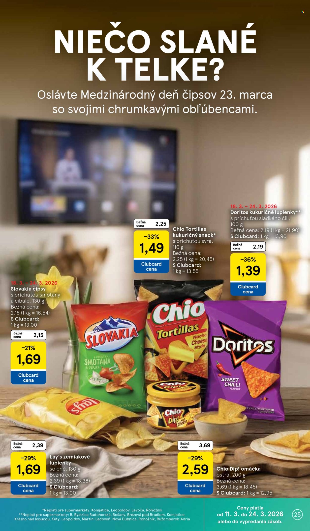 Leták TESCO supermarket - 18.3.2026 - 24.3.2026. Strana 25