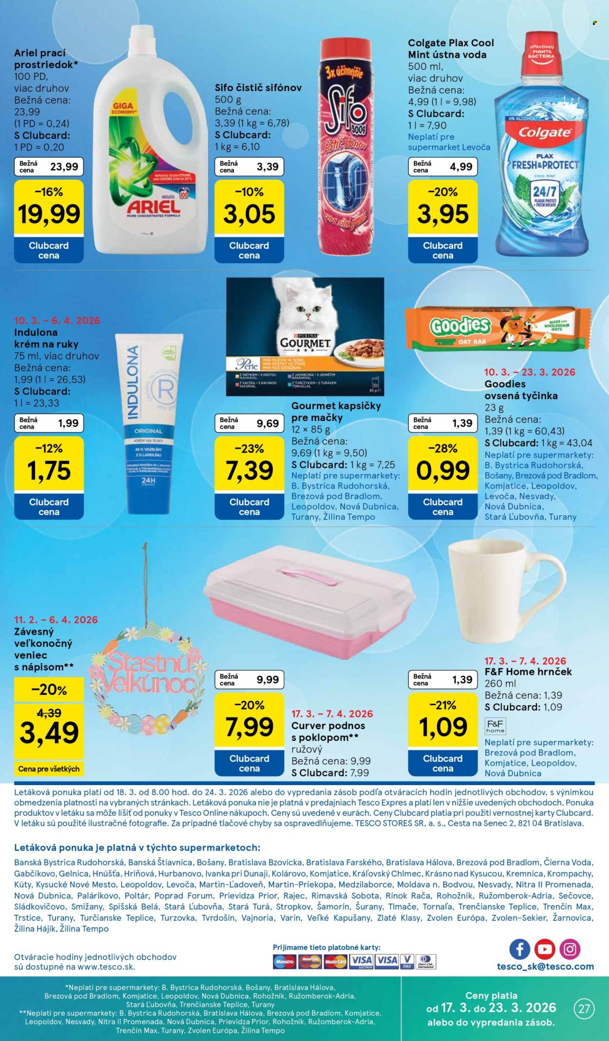 Leták TESCO supermarket - 18.3.2026 - 24.3.2026. Strana 27