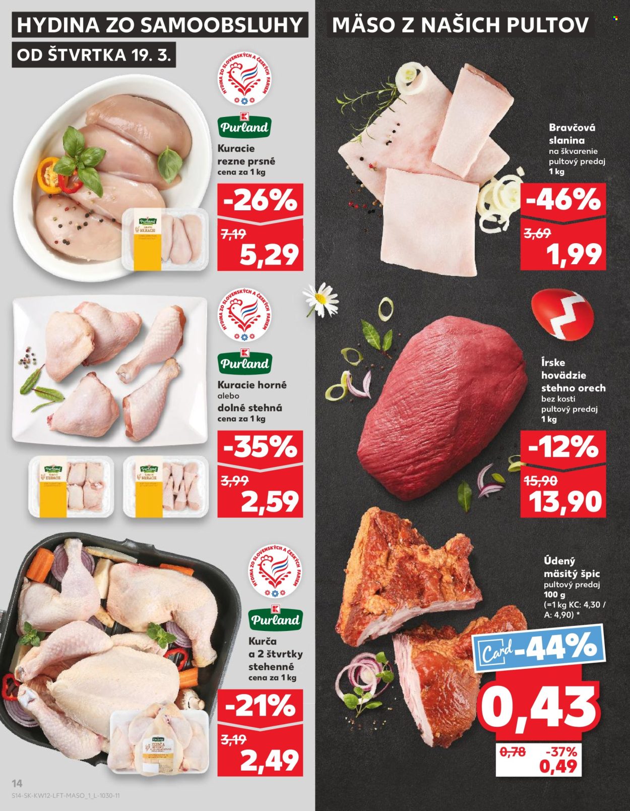 Leták Kaufland - 19.3.2026 - 25.3.2026. Strana 14