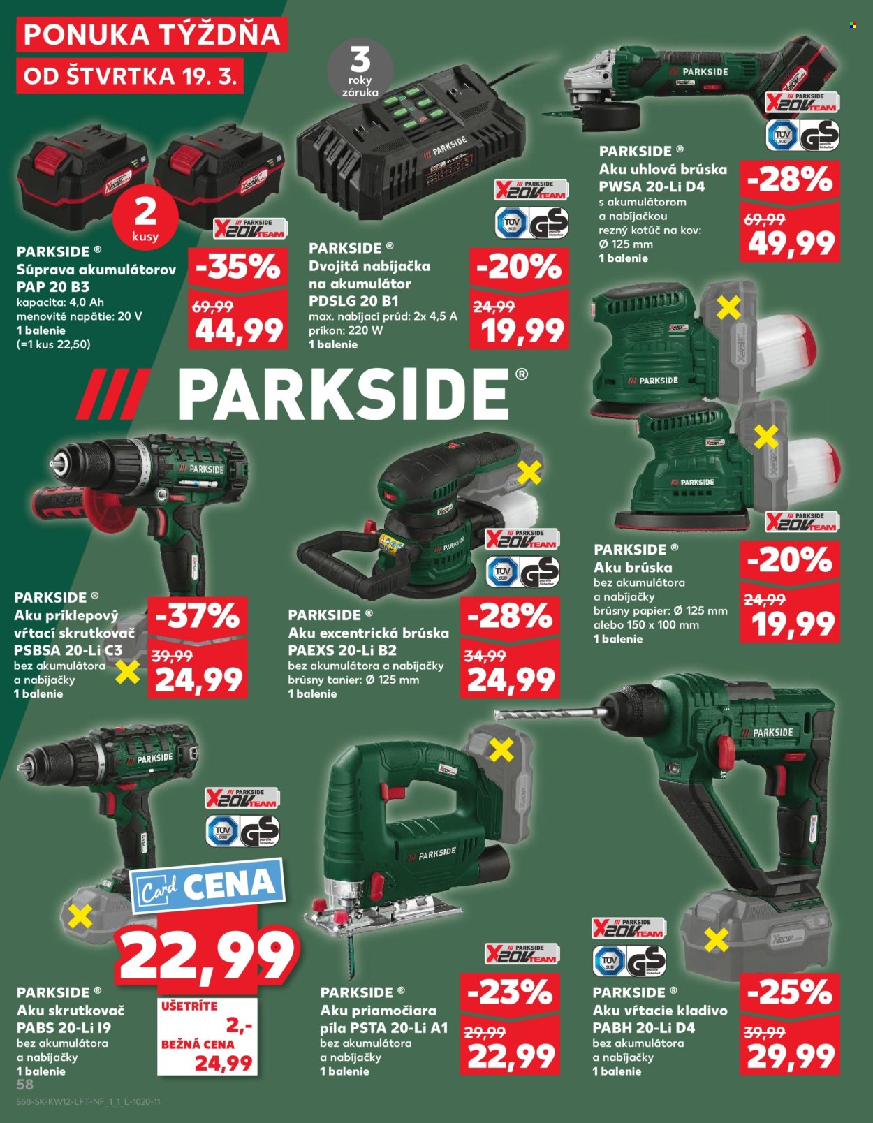 Leták Kaufland - 19.3.2026 - 25.3.2026. Strana 58