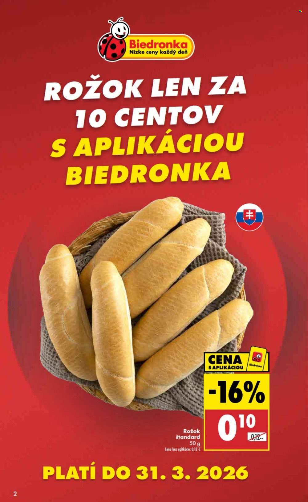 Leták Biedronka - 19.3.2026 - 25.3.2026. Strana 2