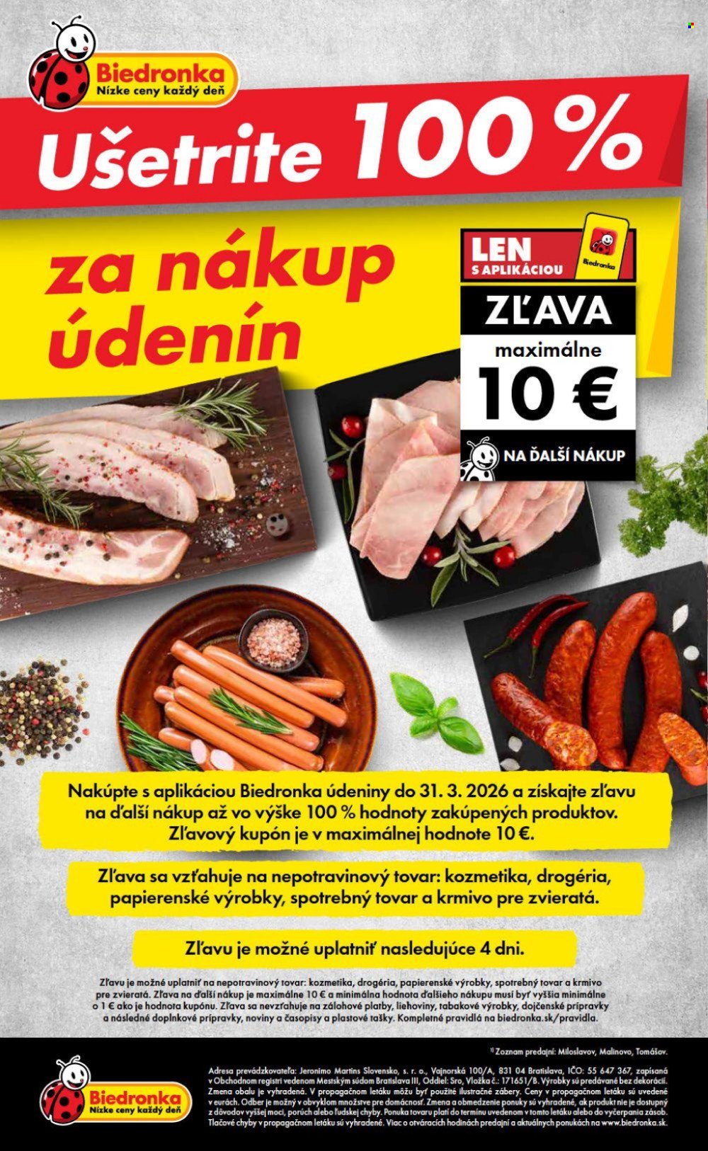 Leták Biedronka - 19.3.2026 - 25.3.2026. Strana 48