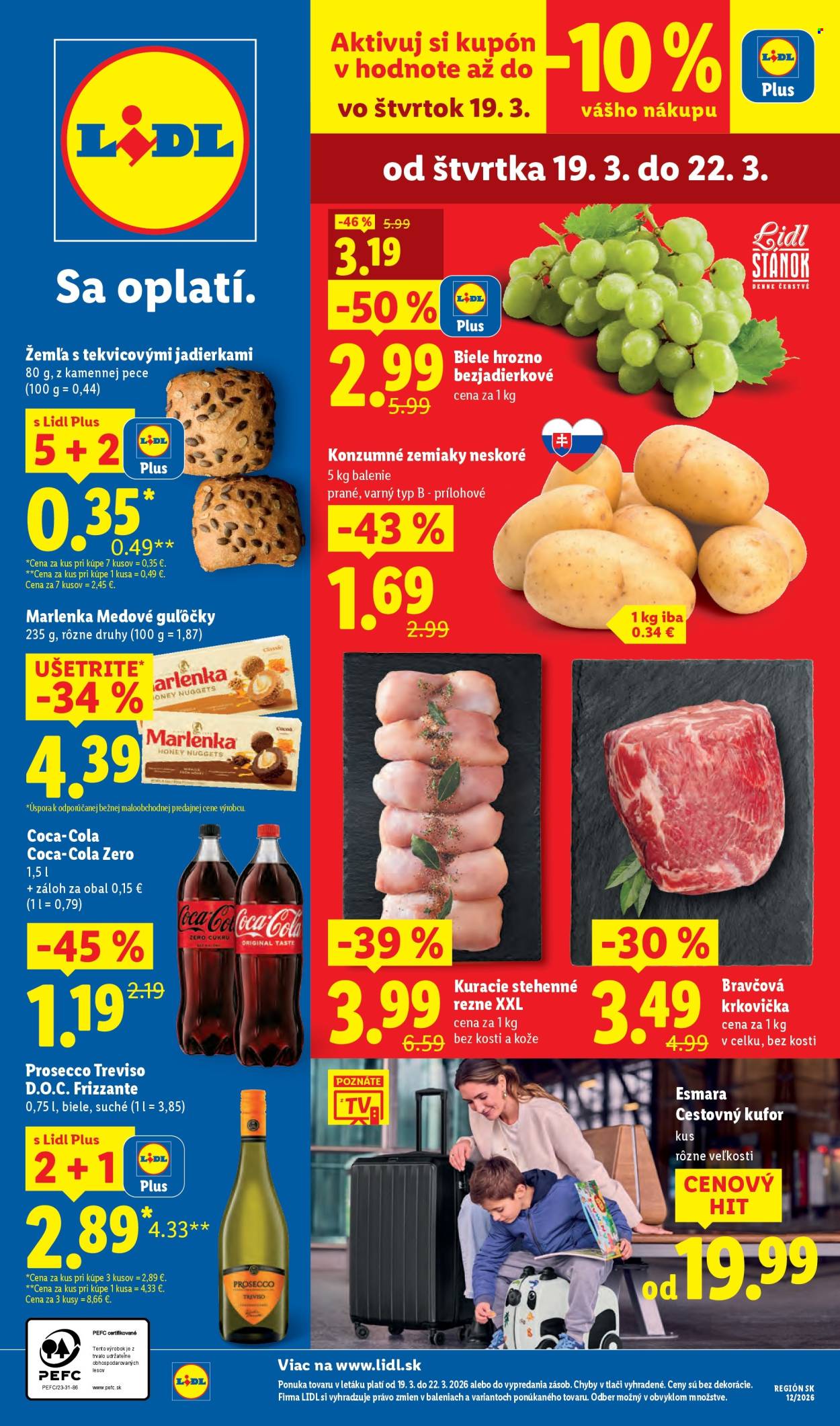 Leták Lidl - 19.3.2026 - 22.3.2026. Strana 1
