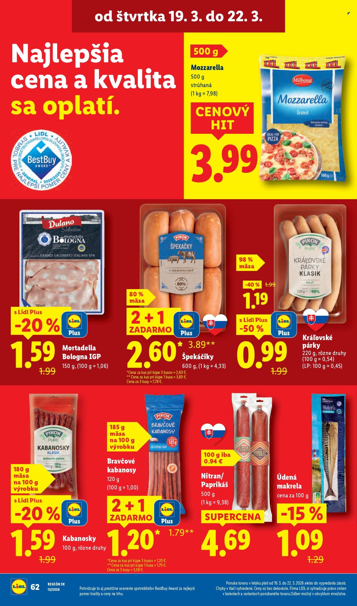 Leták Lidl - 19.3.2026 - 22.3.2026. Strana 15