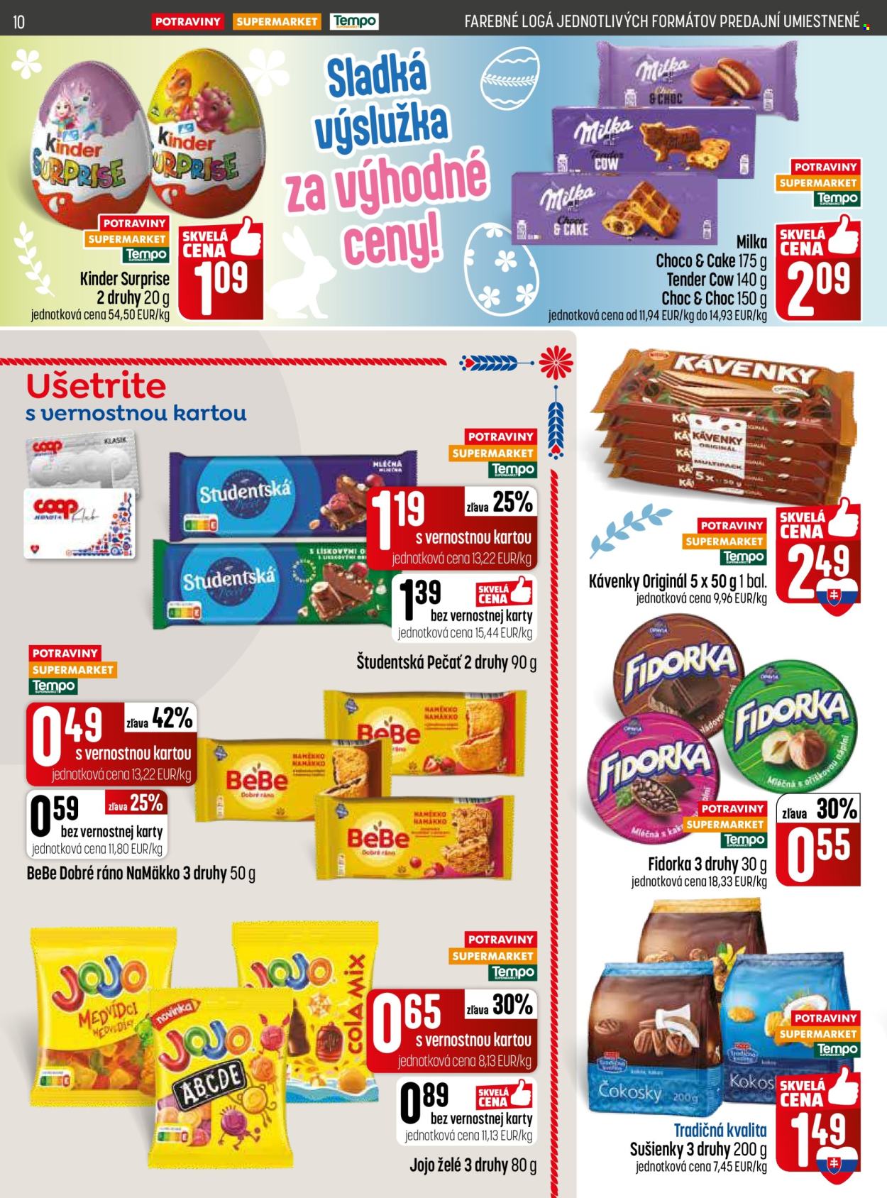 Leták COOP Jednota - 19.3.2026 - 25.3.2026. Strana 10