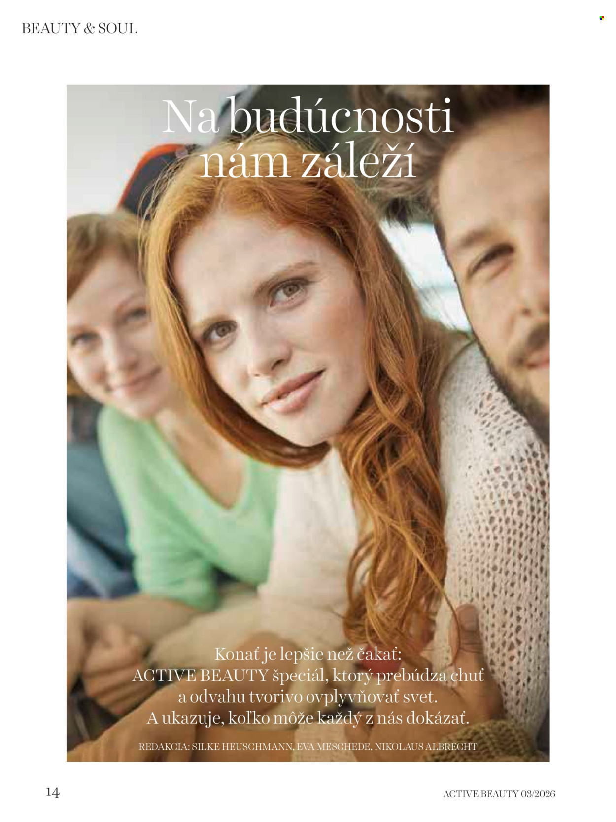 Leták dm drogerie. Strana 14