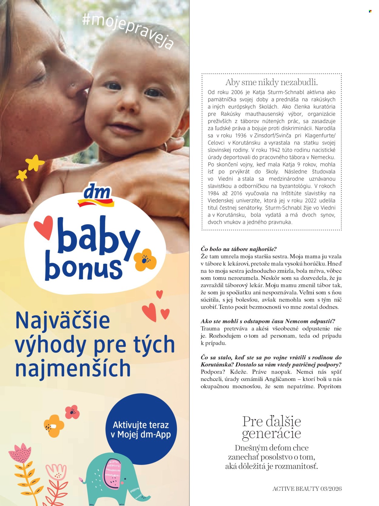 Leták dm drogerie. Strana 24