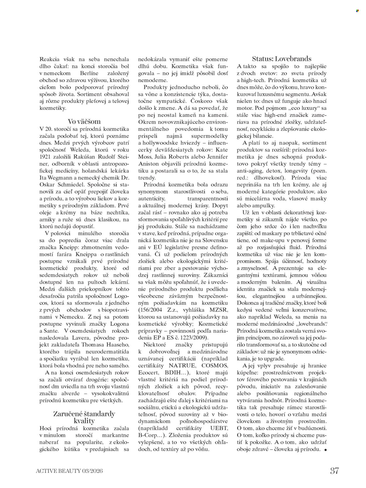 Leták dm drogerie. Strana 37
