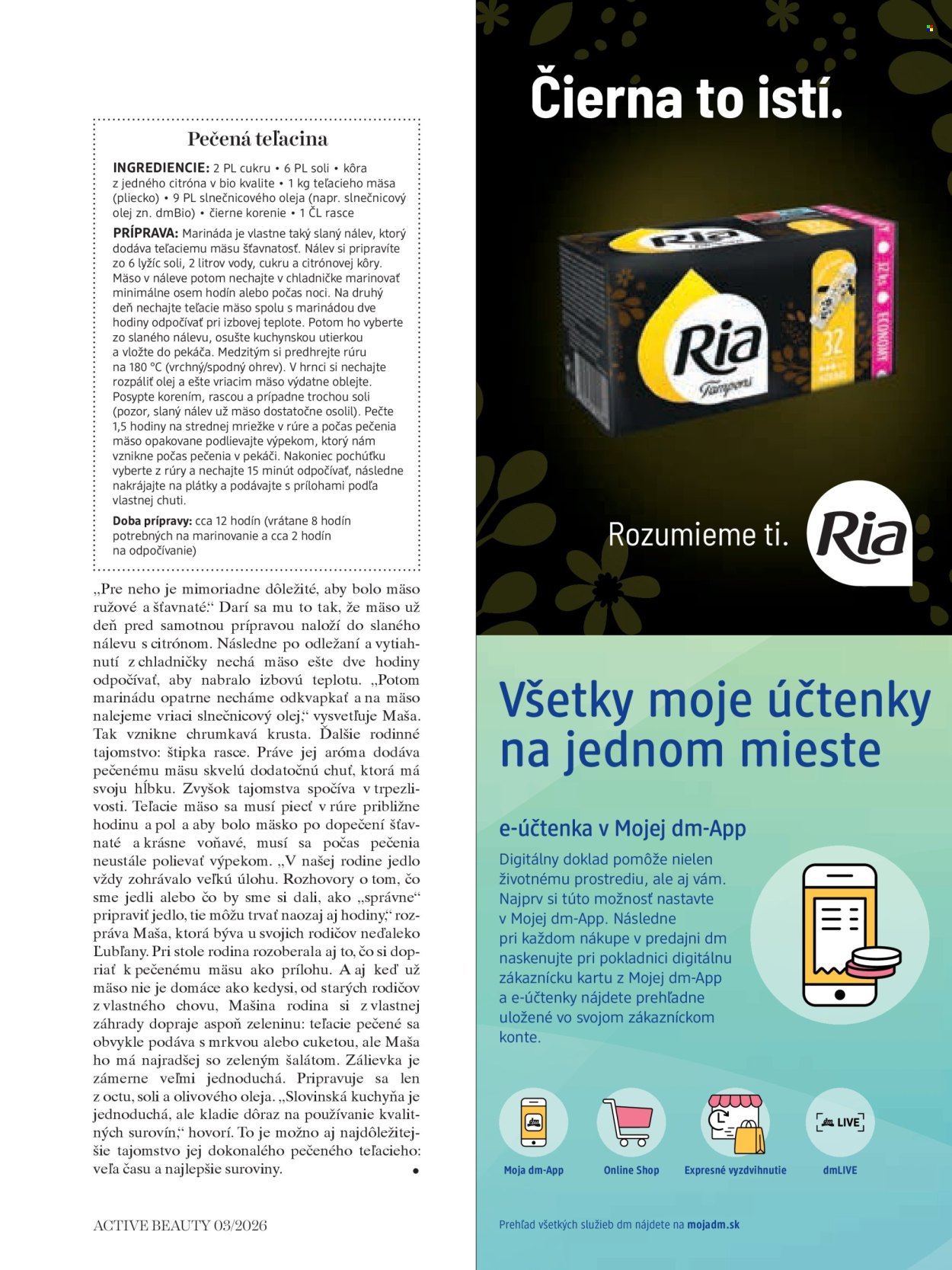 Leták dm drogerie. Strana 57