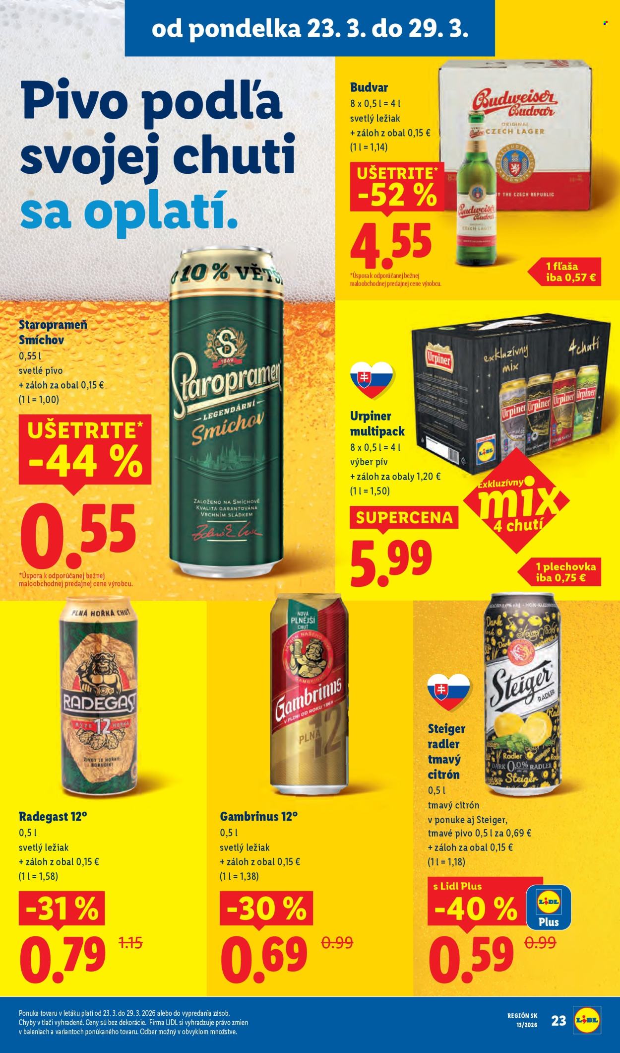 Leták Lidl - 23.3.2026 - 29.3.2026. Strana 30