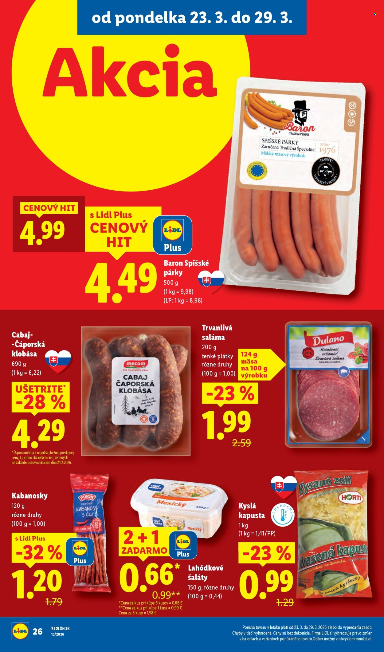 Leták Lidl - 23.3.2026 - 29.3.2026. Strana 32