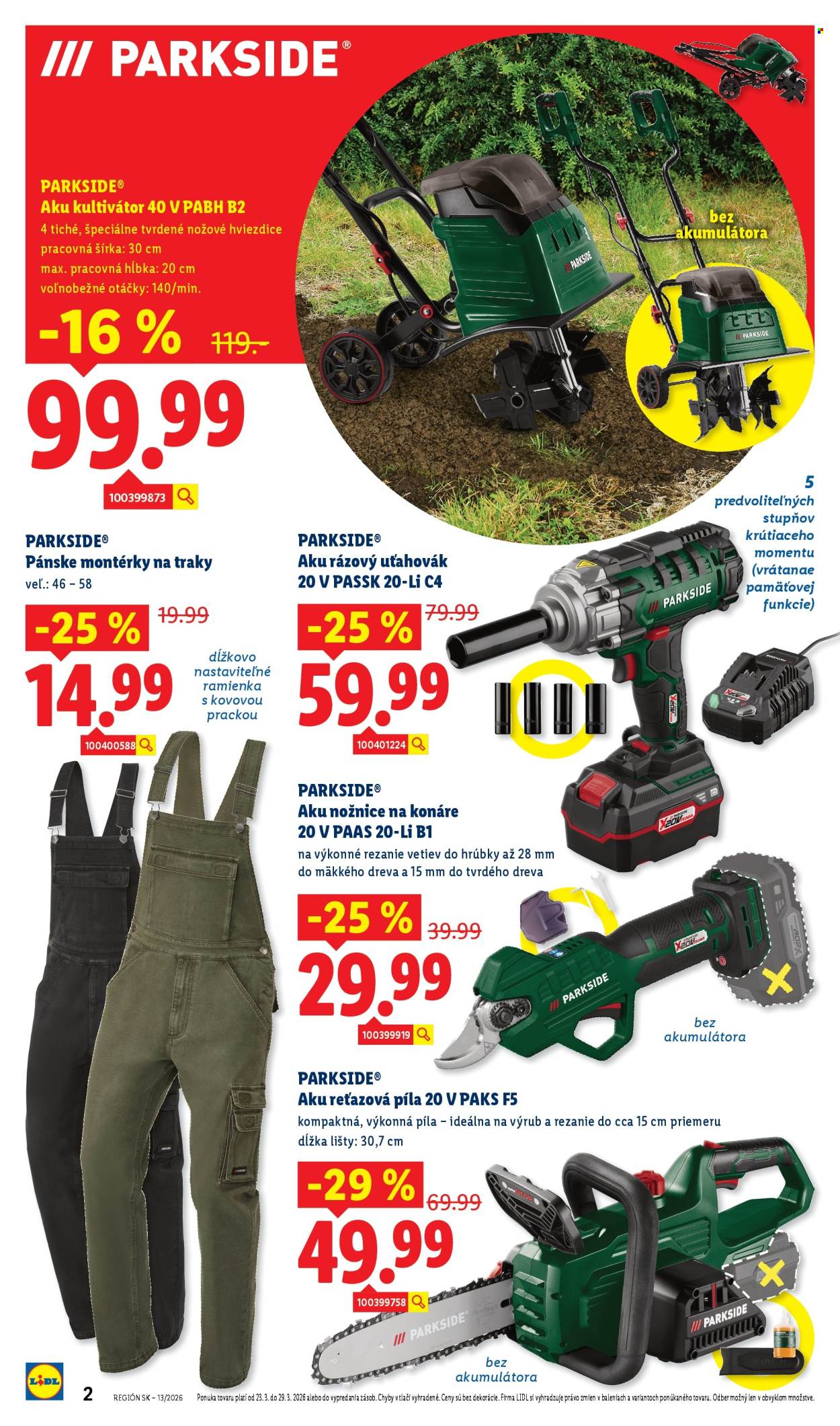 Leták Lidl - 23.3.2026 - 29.3.2026. Strana 2