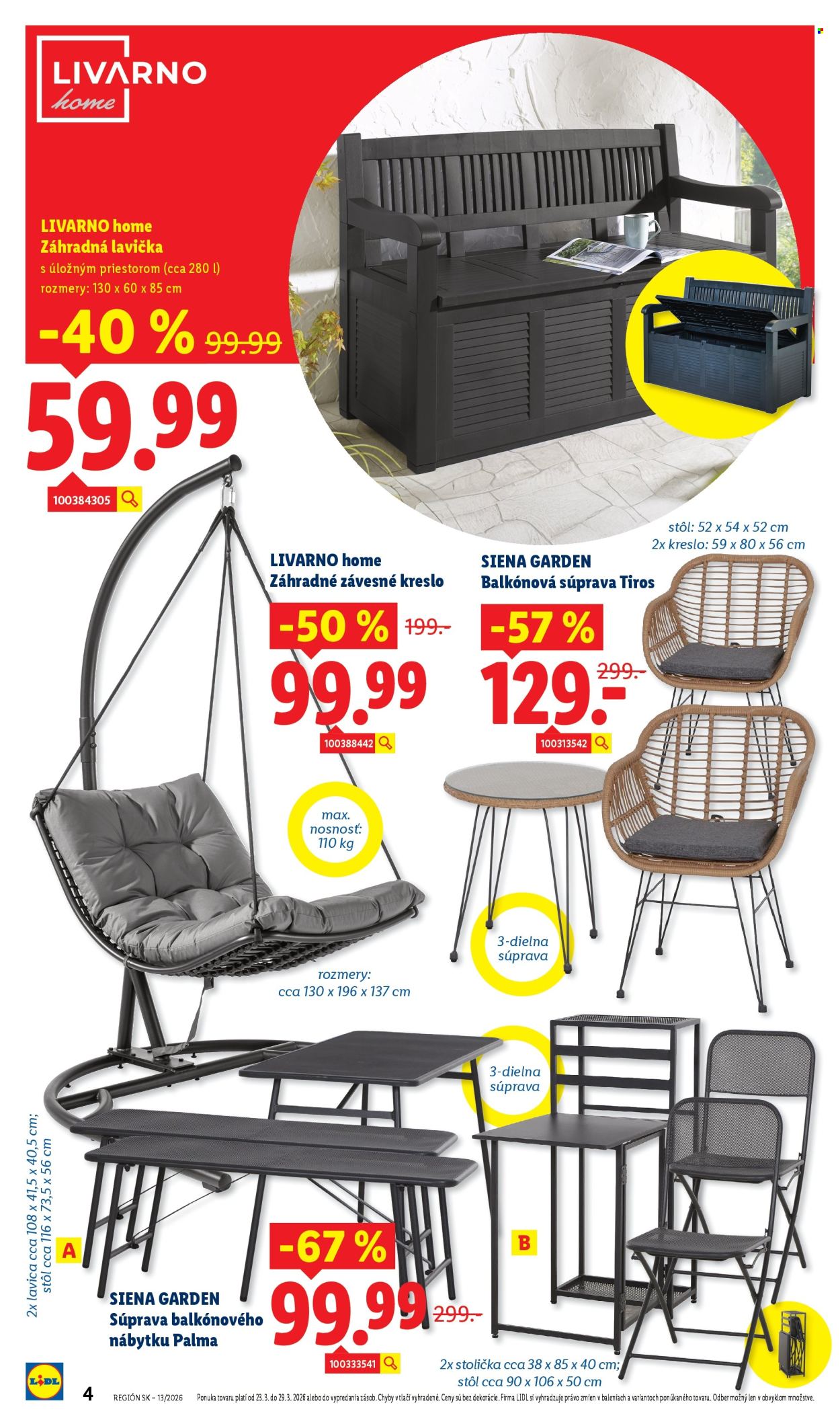 Leták Lidl - 23.3.2026 - 29.3.2026. Strana 4