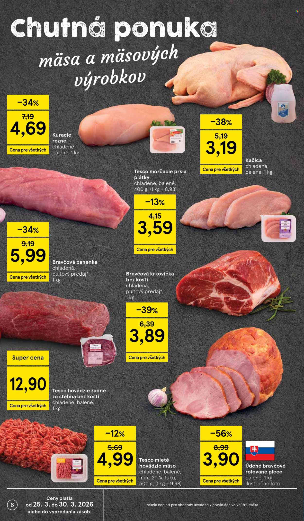 Leták TESCO - 25.3.2026 - 30.3.2026. Strana 8