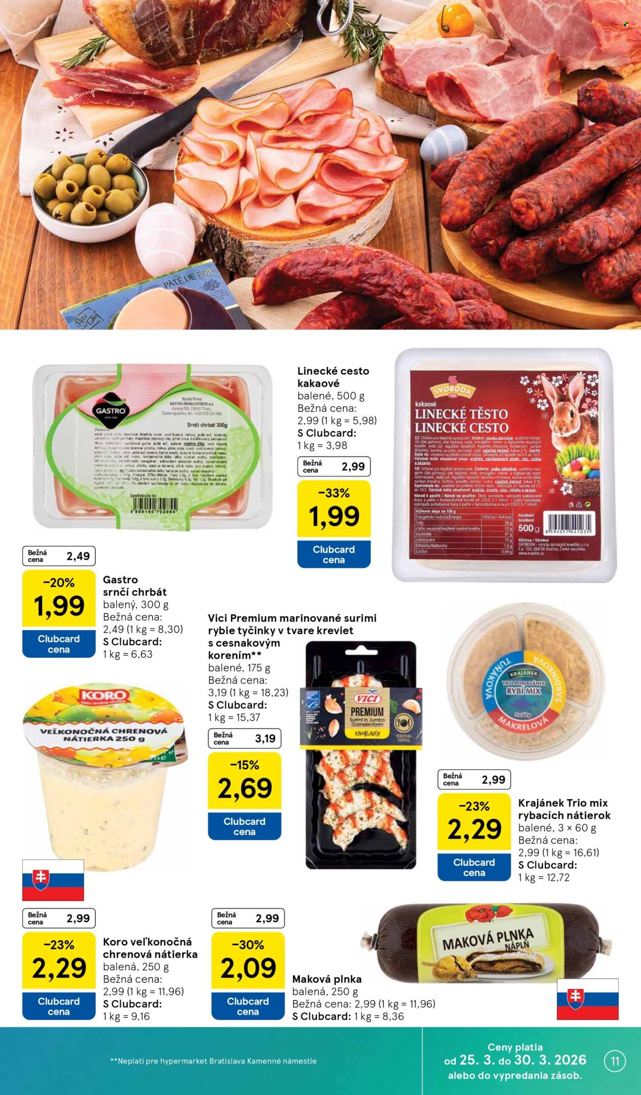 Leták TESCO - 25.3.2026 - 30.3.2026. Strana 11