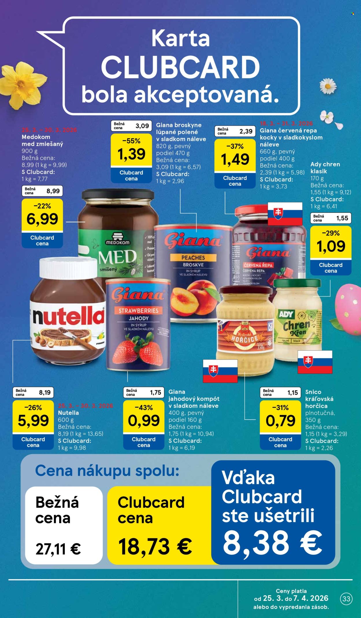 Leták TESCO - 25.3.2026 - 30.3.2026. Strana 33