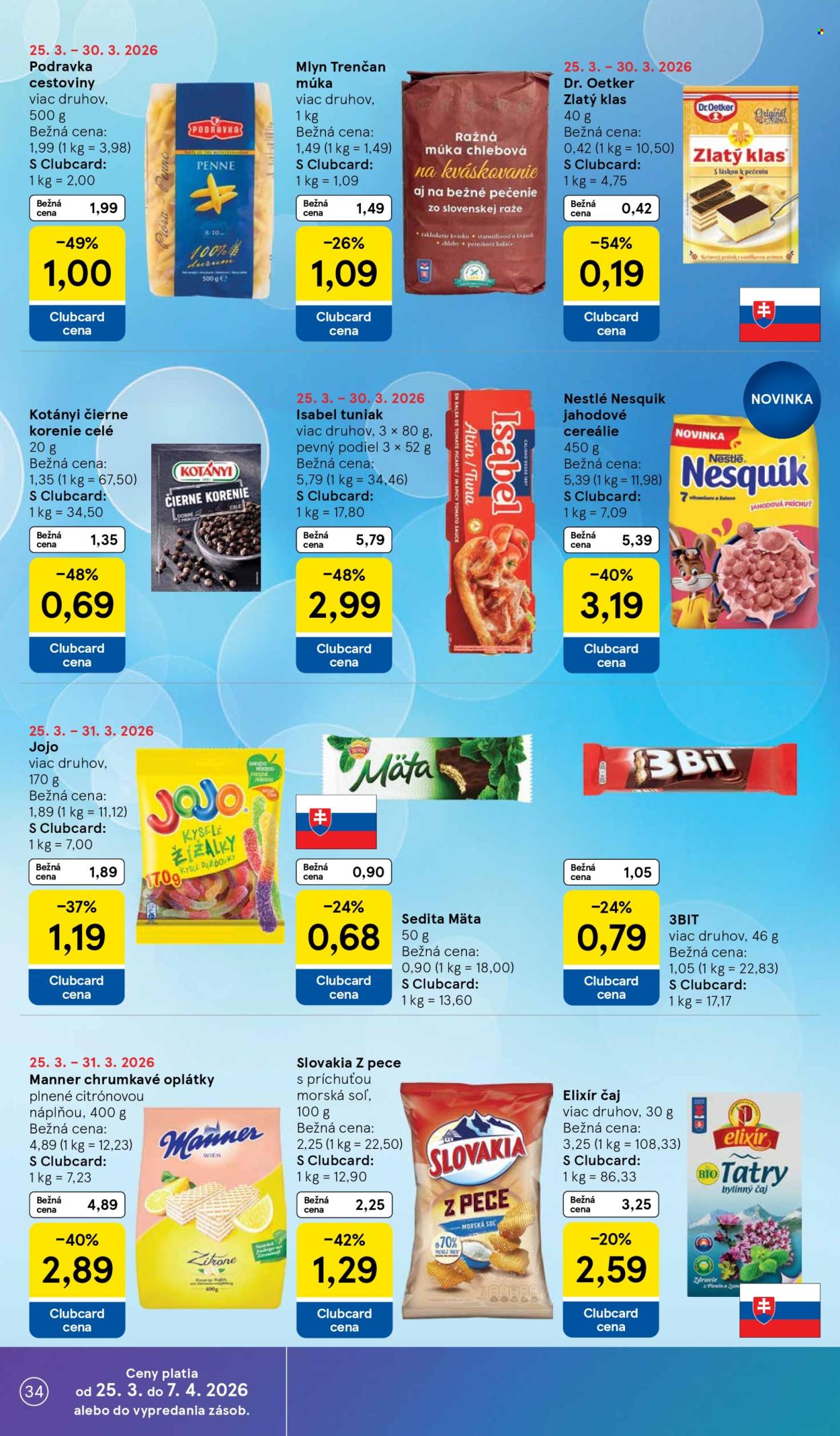 Leták TESCO - 25.3.2026 - 30.3.2026. Strana 34