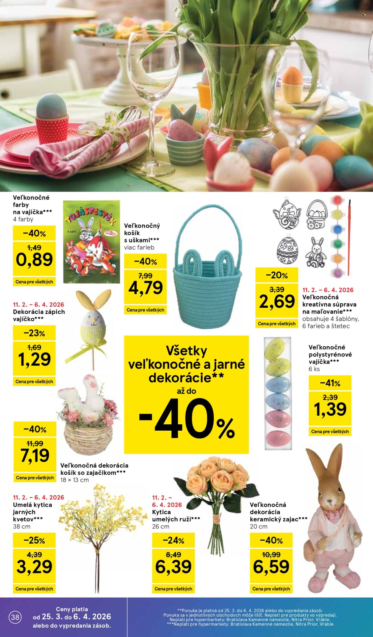 Leták TESCO - 25.3.2026 - 30.3.2026. Strana 38