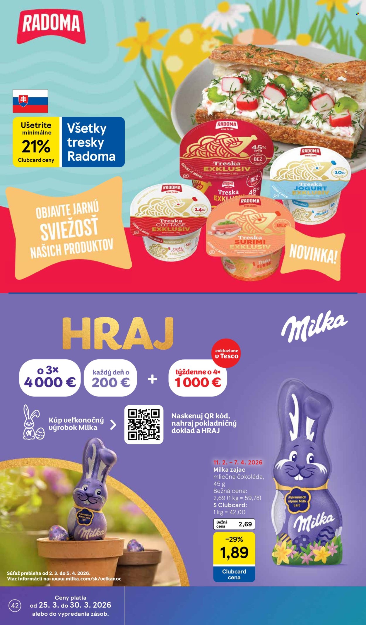 Leták TESCO - 25.3.2026 - 30.3.2026. Strana 42