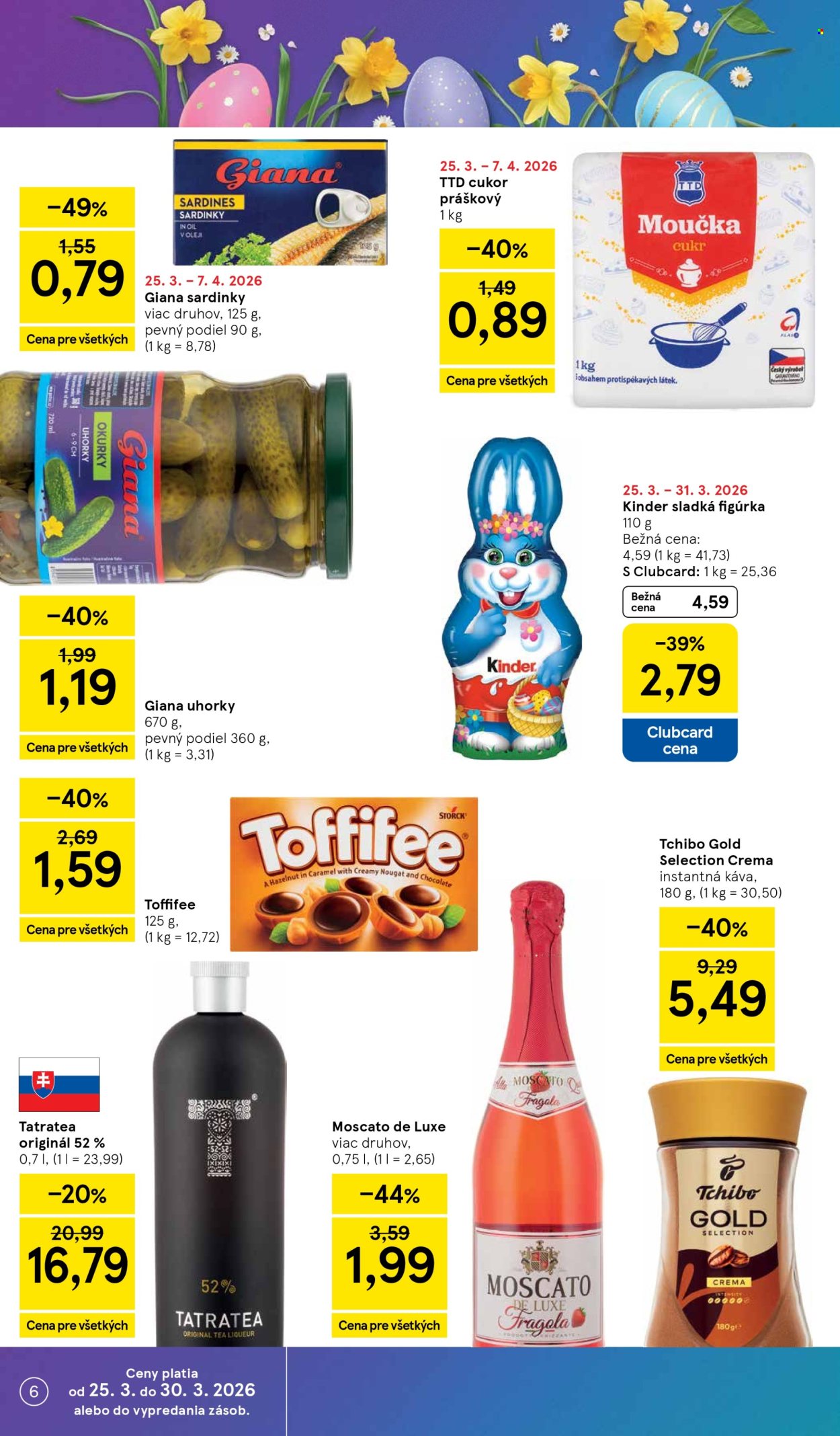 Leták TESCO supermarket - 25.3.2026 - 30.3.2026. Strana 6