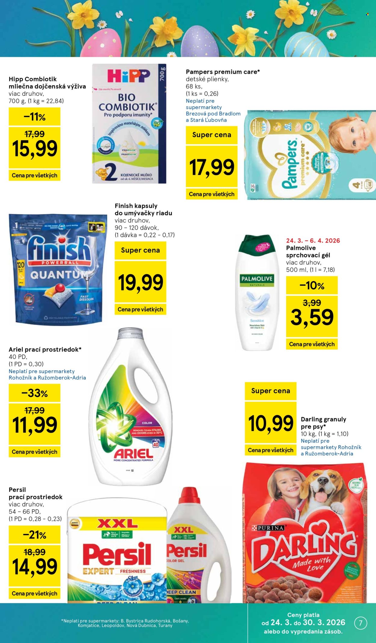 Leták TESCO supermarket - 25.3.2026 - 30.3.2026. Strana 7
