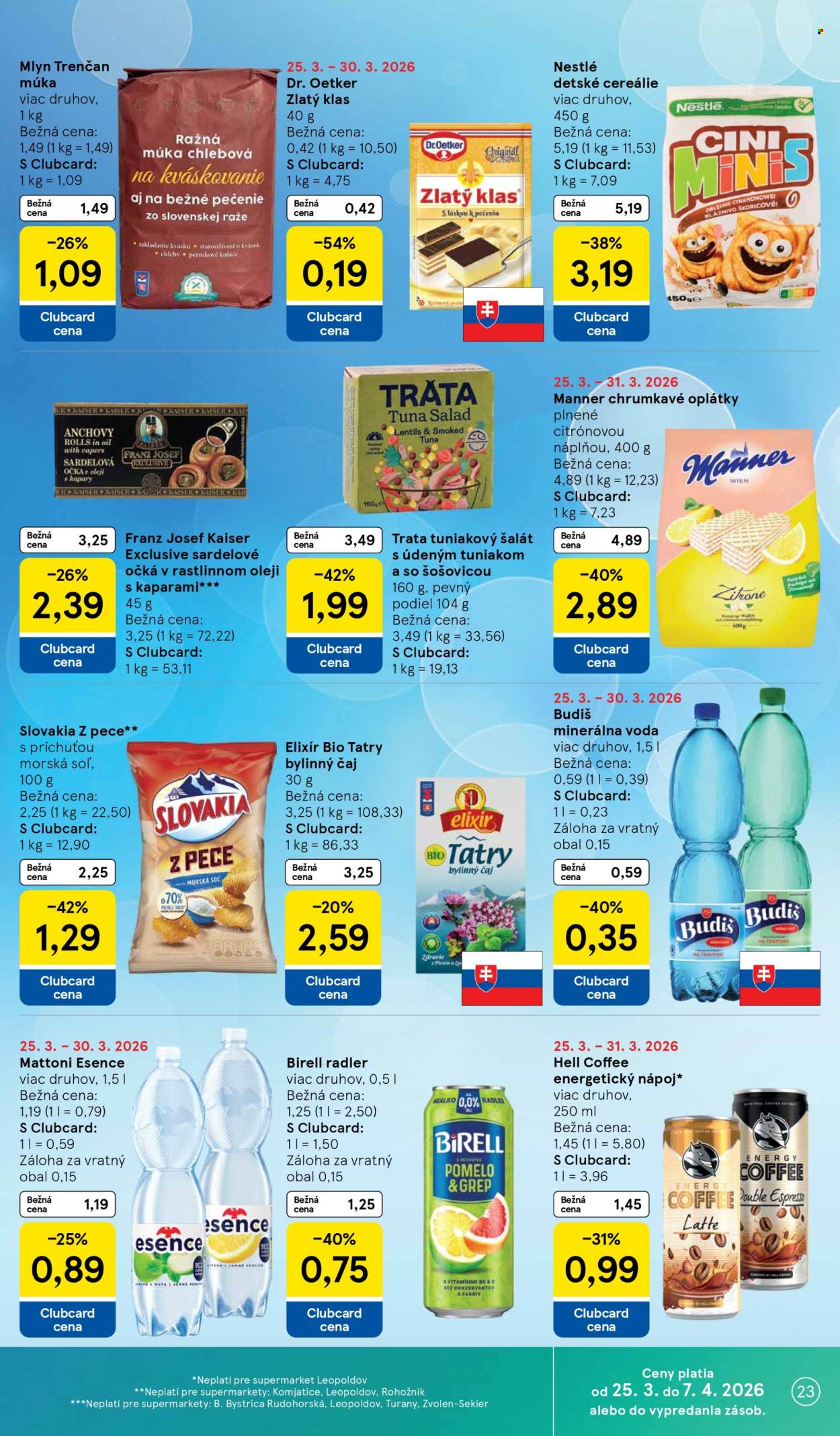 Leták TESCO supermarket - 25.3.2026 - 30.3.2026. Strana 23