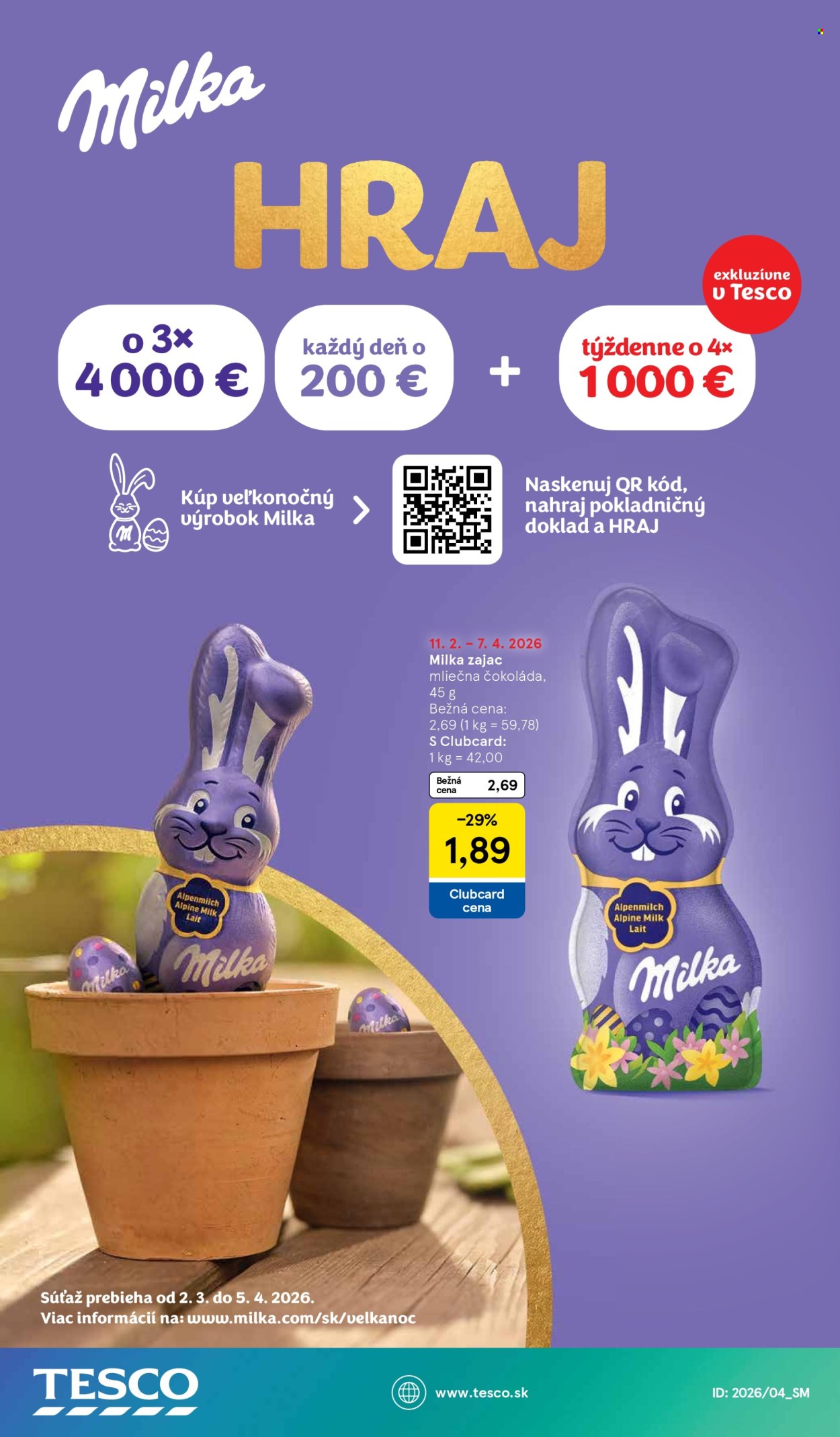 Leták TESCO supermarket - 25.3.2026 - 30.3.2026. Strana 26