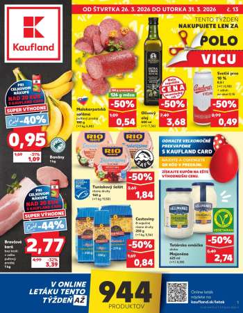 Leták Kaufland - 26.3.2026 - 31.3.2026.