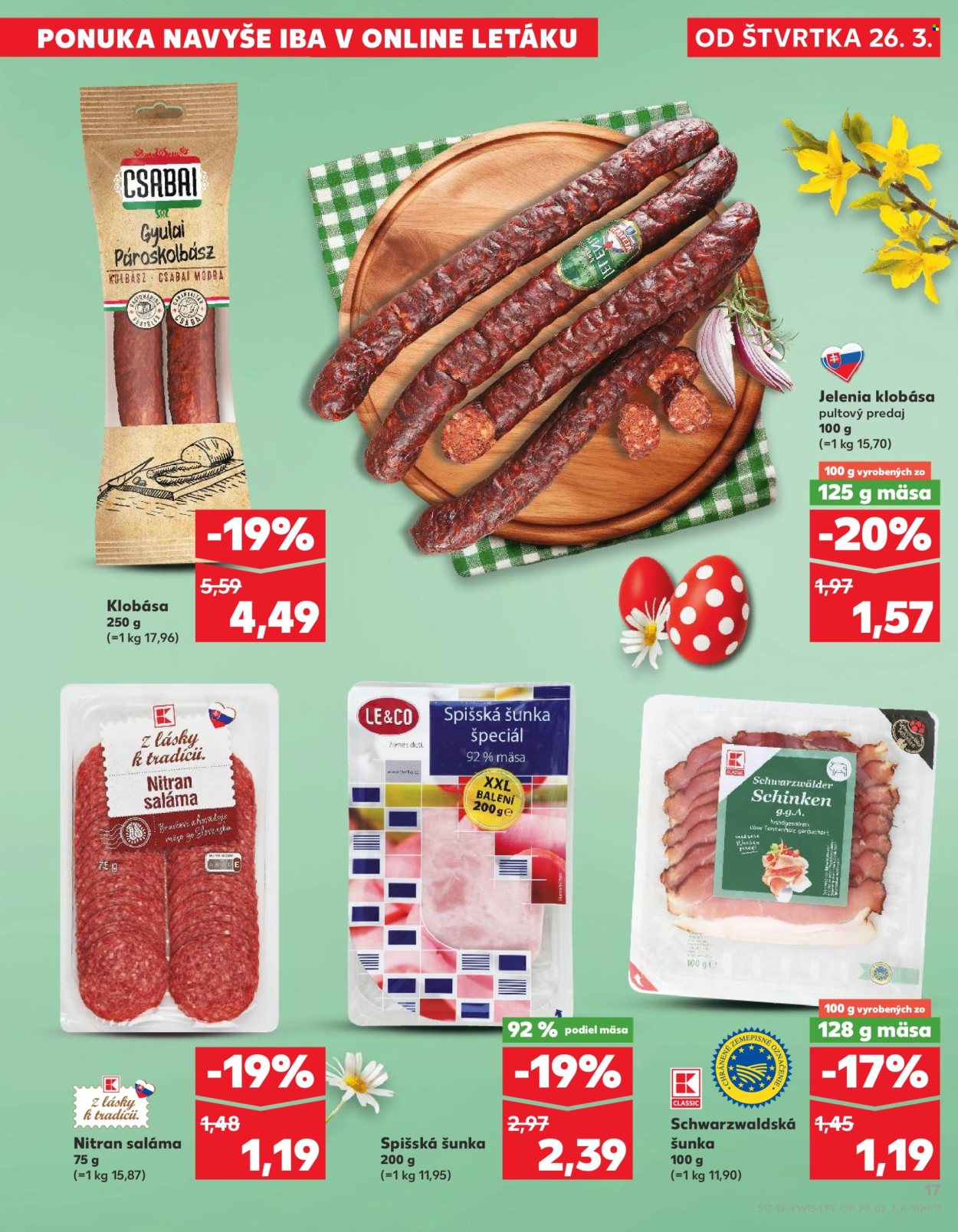 Leták Kaufland - 26.3.2026 - 31.3.2026. Strana 17