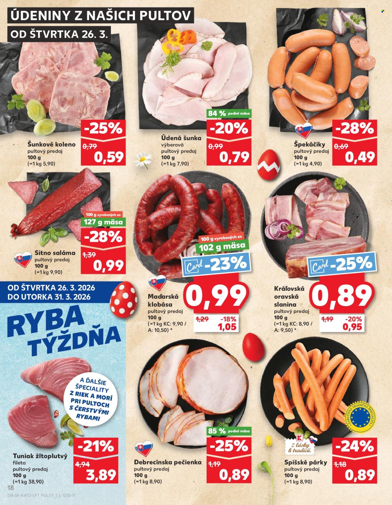 Leták Kaufland - 26.3.2026 - 31.3.2026. Strana 18