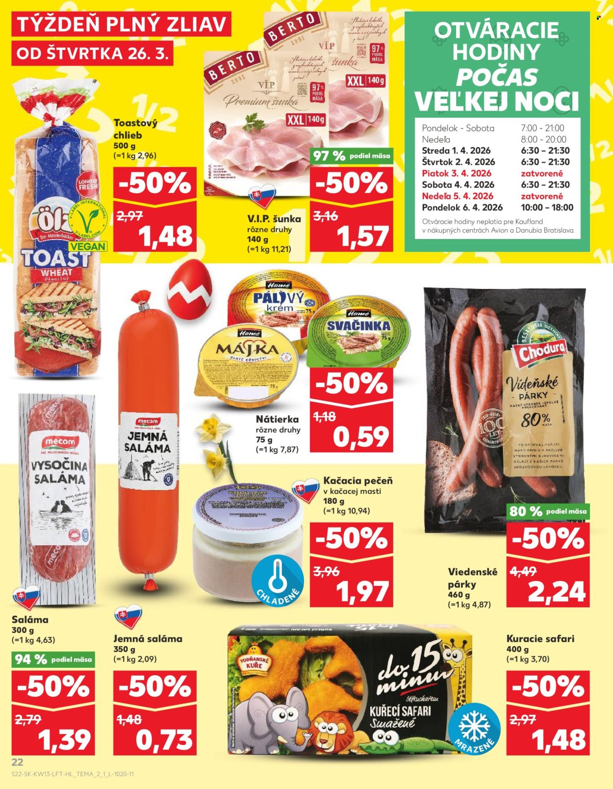 Leták Kaufland - 26.3.2026 - 31.3.2026. Strana 22