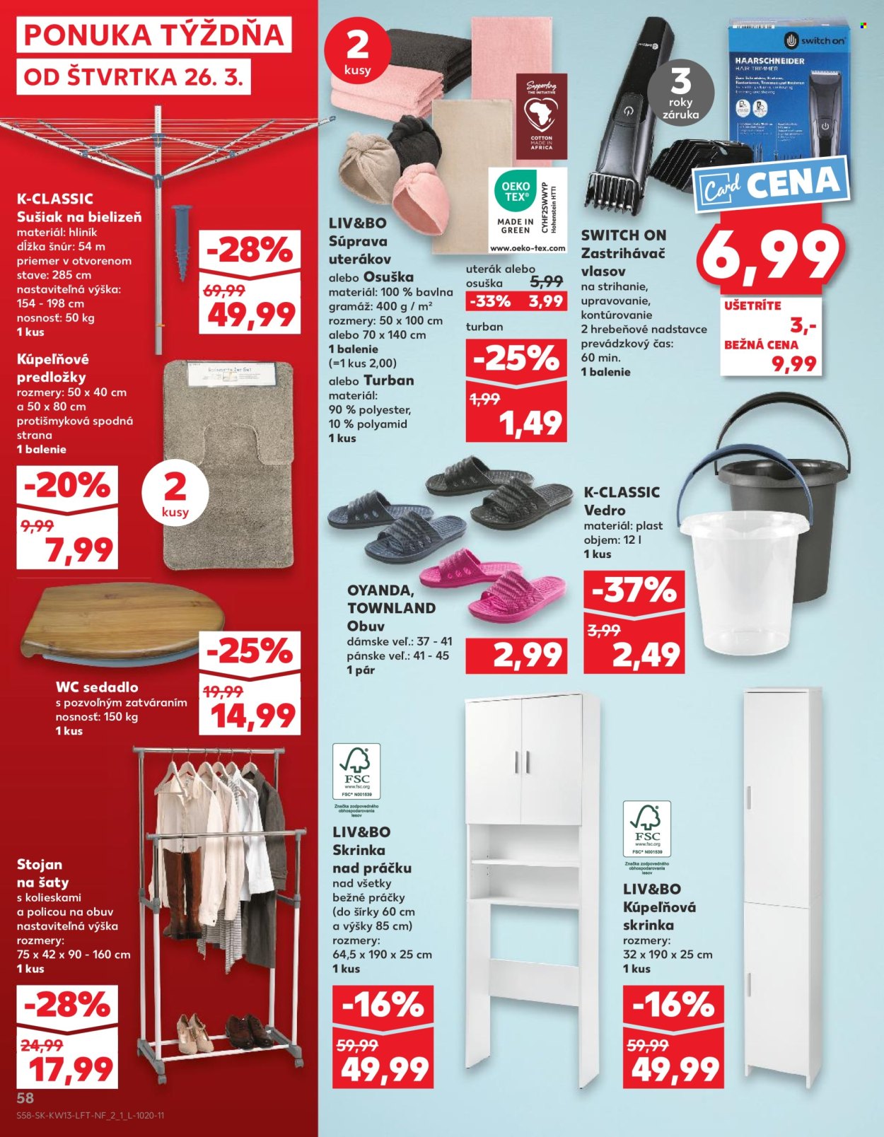 Leták Kaufland - 26.3.2026 - 31.3.2026. Strana 58