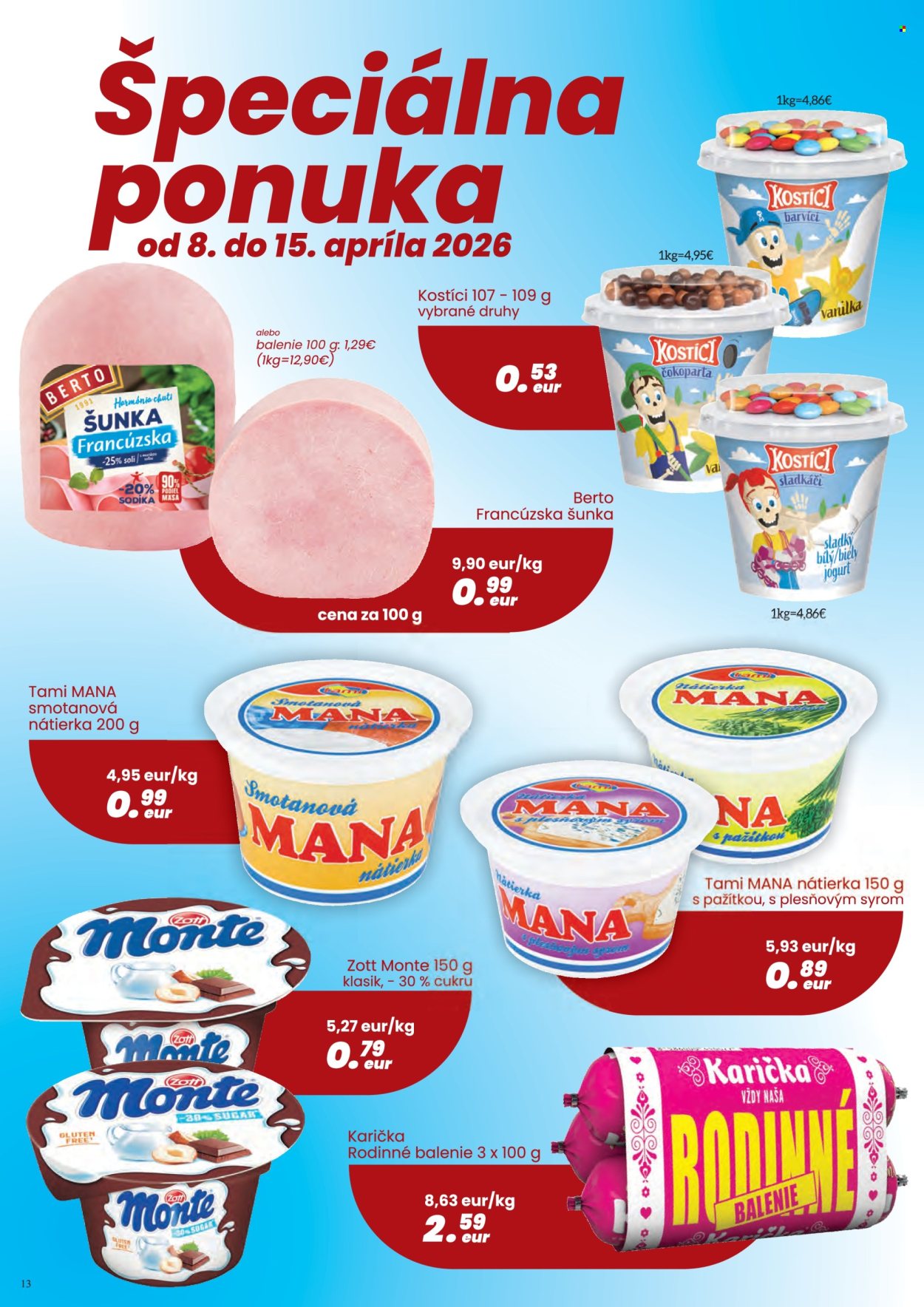 Leták CBA Komfos - 1.4.2026 - 15.4.2026. Strana 13