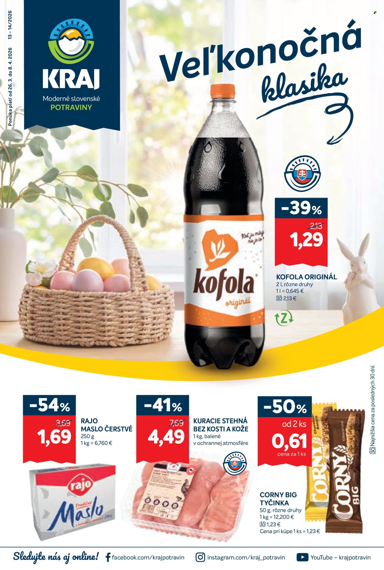 Leták Kraj - 26.3.2026 - 8.4.2026. Strana 1