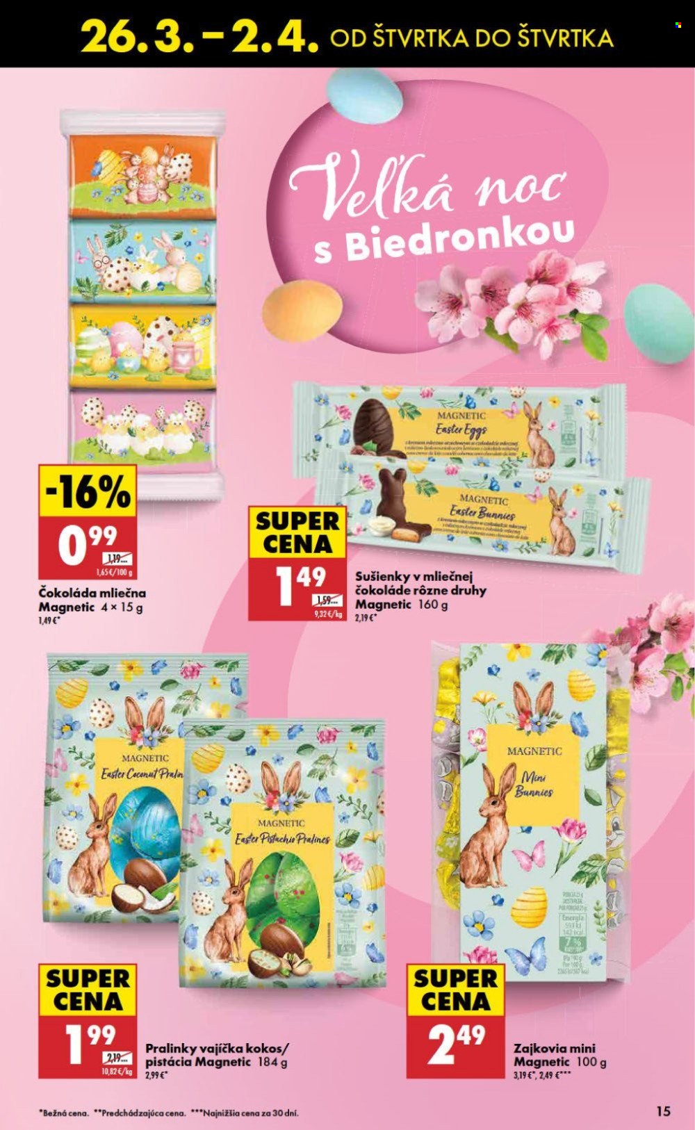 Leták Biedronka - 26.3.2026 - 2.4.2026. Strana 15