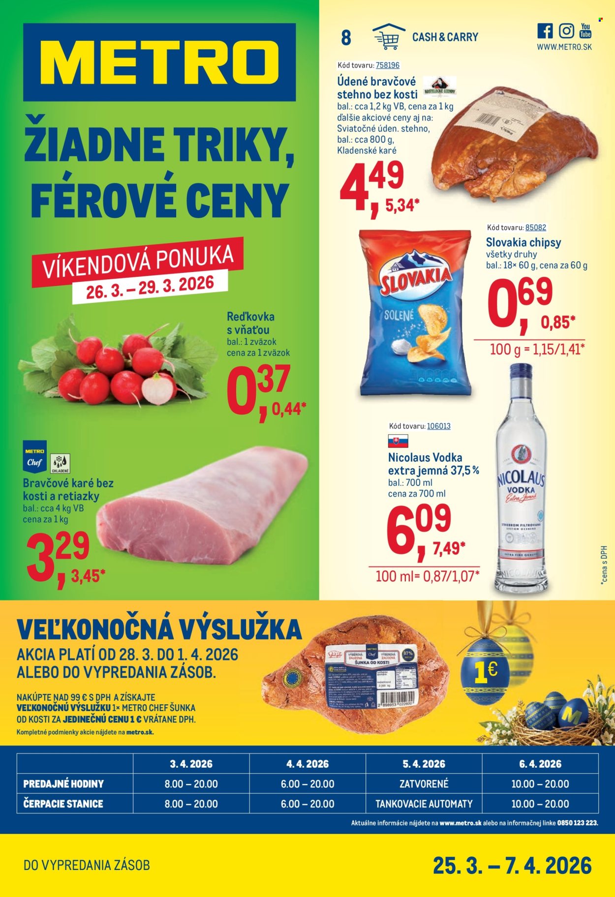 Leták Metro - 25.3.2026 - 7.4.2026. Strana 1