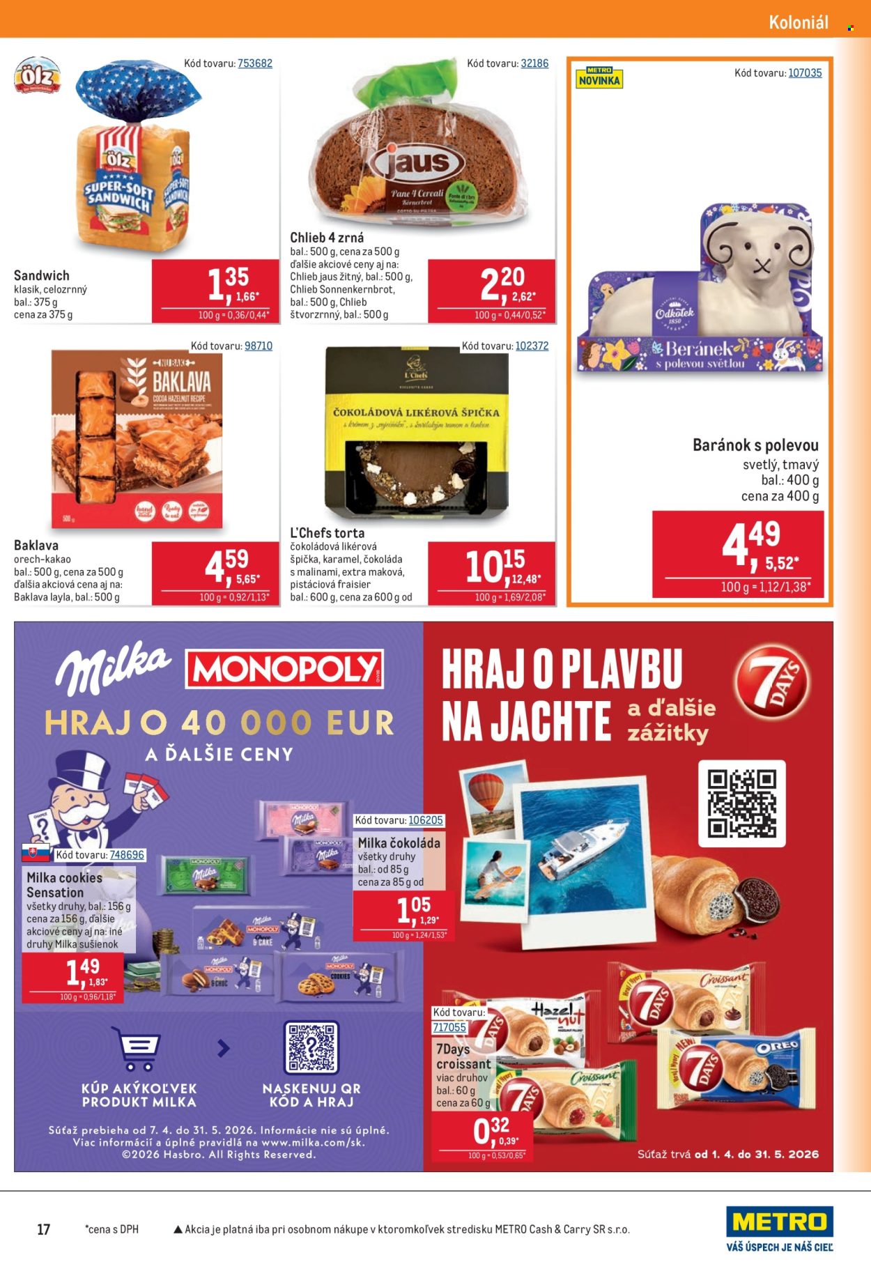 Leták Metro - 25.3.2026 - 7.4.2026. Strana 17