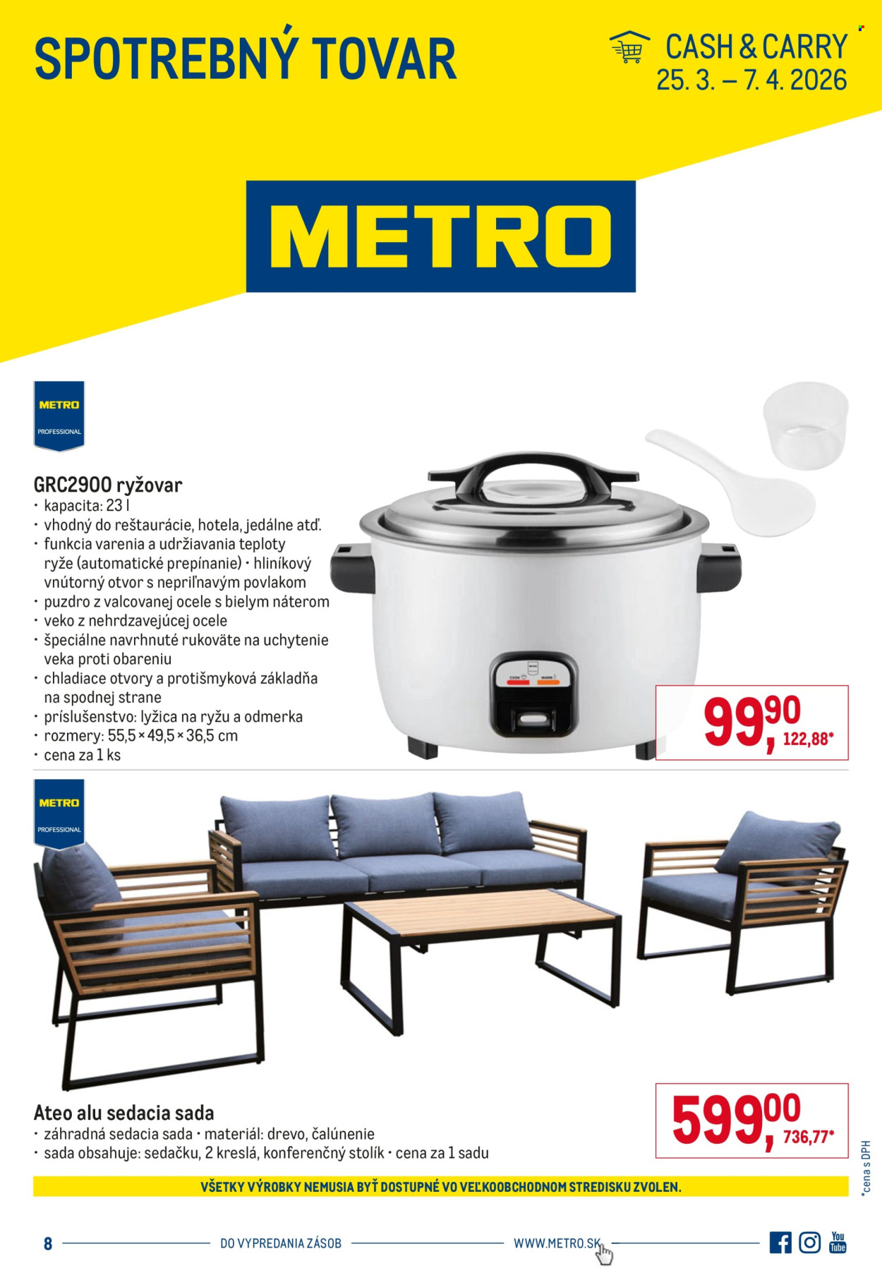 Leták Metro - 25.3.2026 - 7.4.2026. Strana 1