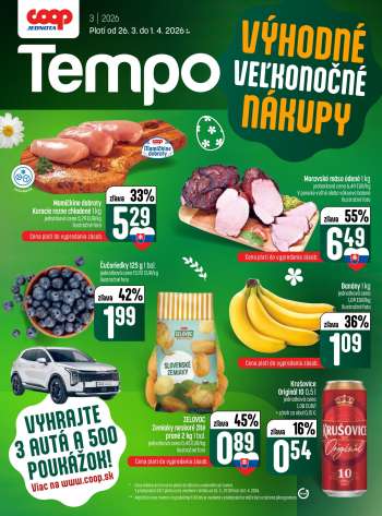 Leták COOP Jednota - 26.3.2026 - 1.4.2026.