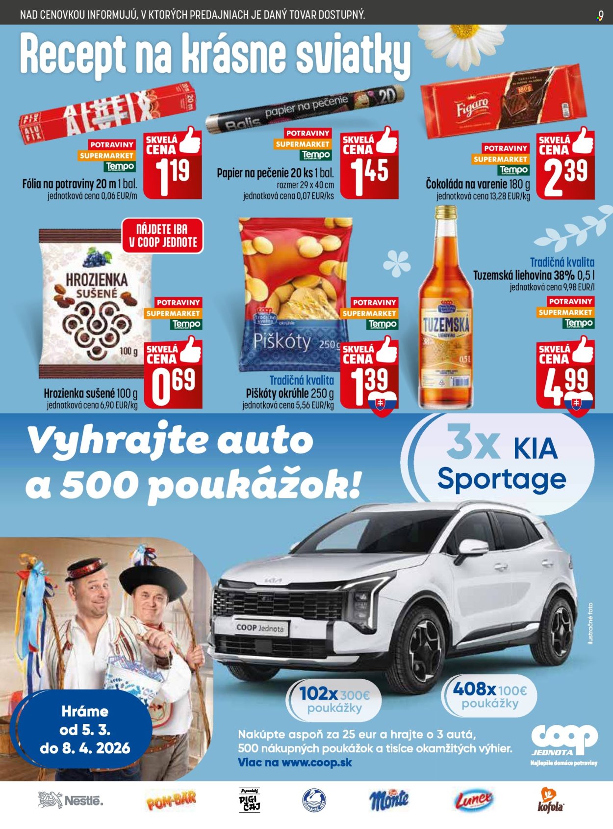 Leták COOP Jednota - 26.3.2026 - 1.4.2026. Strana 9