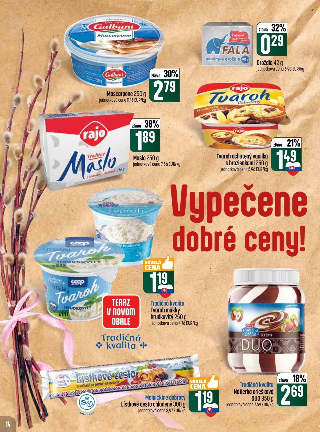 Leták COOP Jednota - 26.3.2026 - 1.4.2026. Strana 14