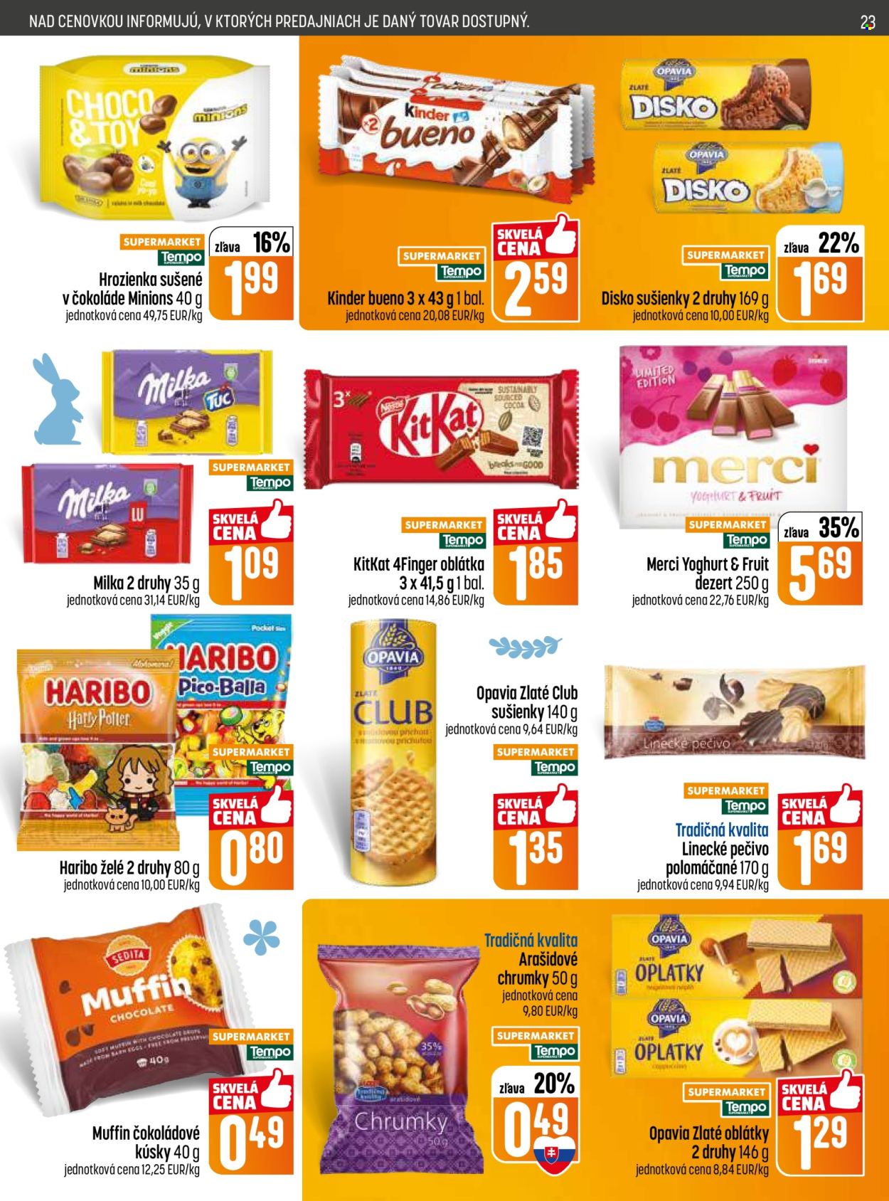 Leták COOP Jednota - 26.3.2026 - 1.4.2026. Strana 23