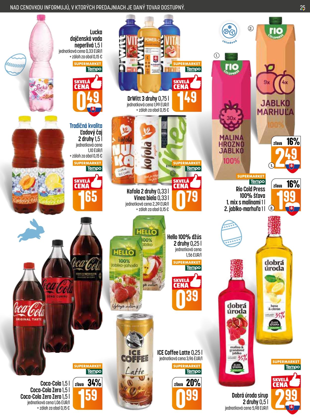 Leták COOP Jednota - 26.3.2026 - 1.4.2026. Strana 25